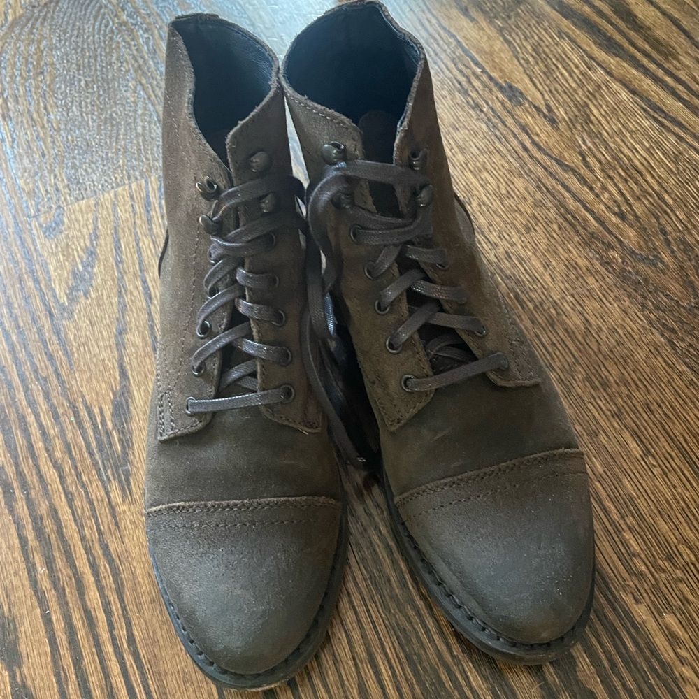 Thursday Boot Company Captain Dark Olive Suede